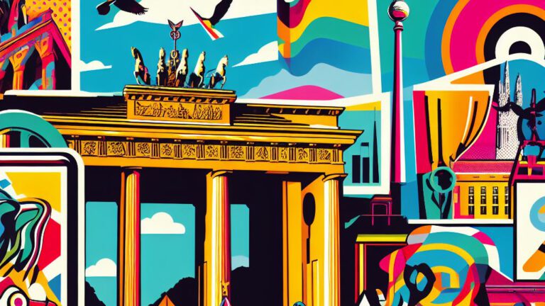 Berlin Kunst Popart Bild